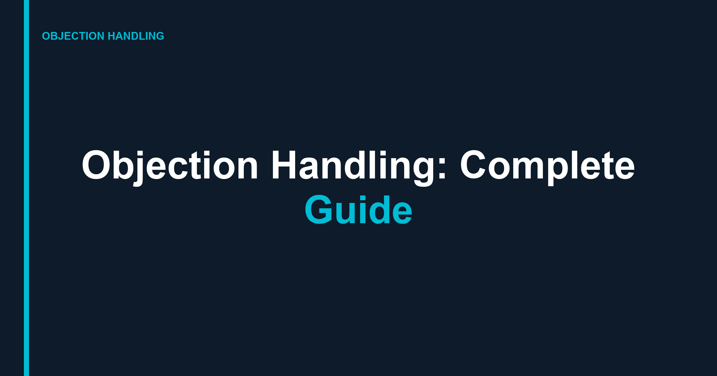 Objection Handling in Roofing Sales: The Complete Guide