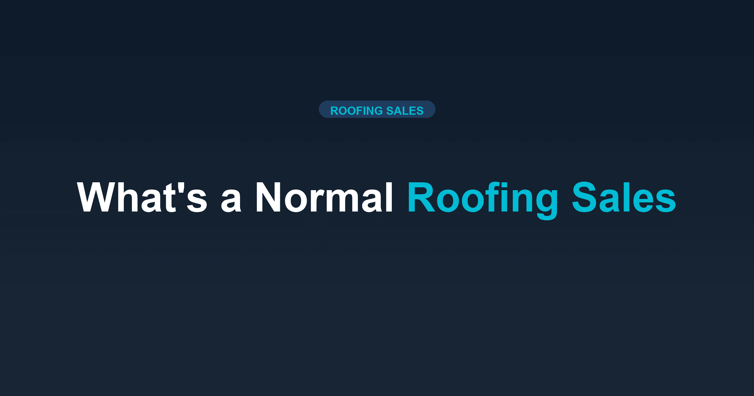 What's a Normal Roofing Sales Turnover Rate? (2025 Benchmarks + How to Improve)
